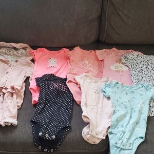 Newborn Girls Clothes Bundle